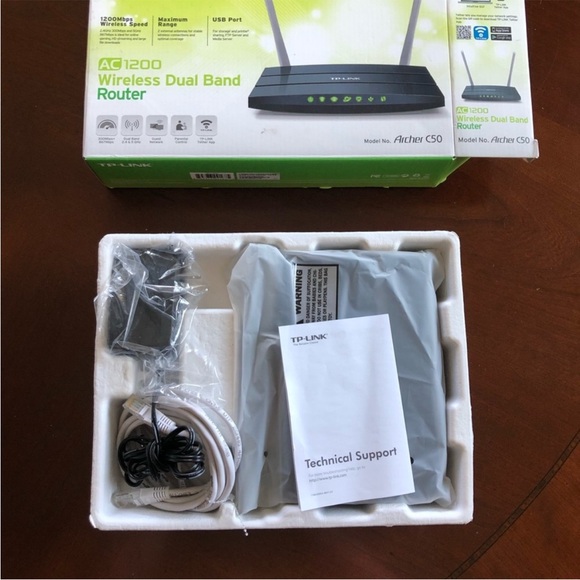 TP-LINK Archer C50 AC1200 Wireless Dual Band Router - Picture 8 of 10